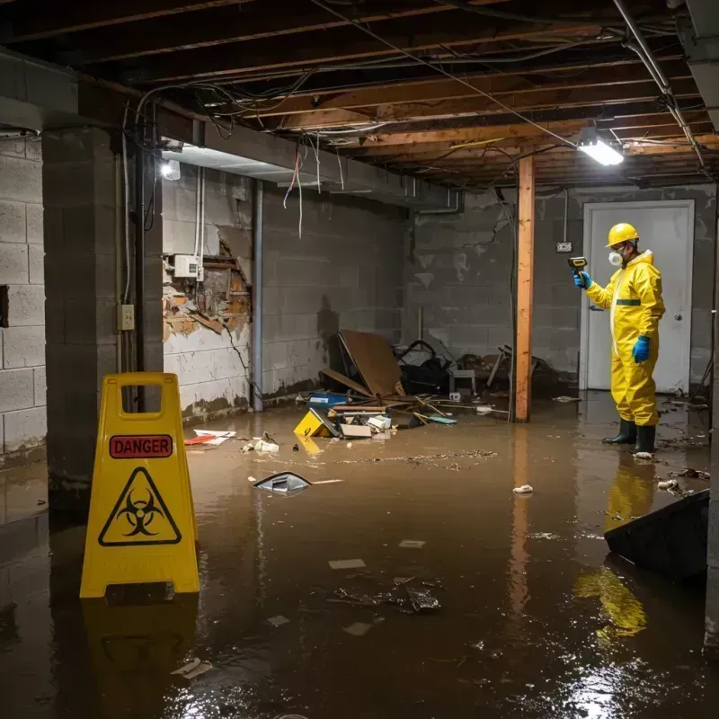 Flooded Basement Electrical Hazard in Loxahatchee Groves, FL Property